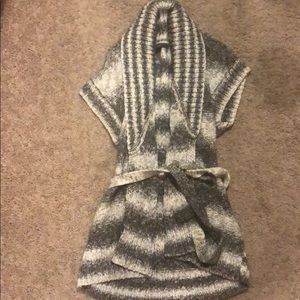 Wool and cotton sweater vest